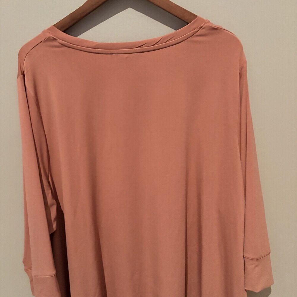 Womens Joan Vass Tunic,‎ 3x Salmon - Picture 10 of 16
